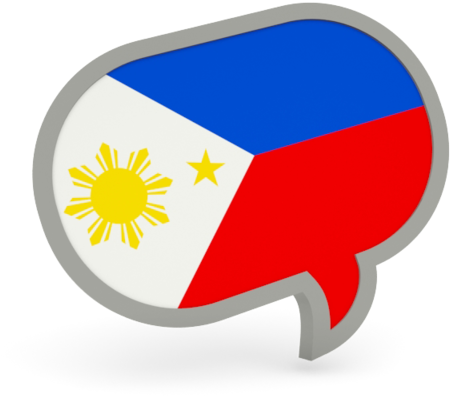 Illustration Of Flag Of Philippines - Dutch Flag Speech Bubble (640x480), Png Download