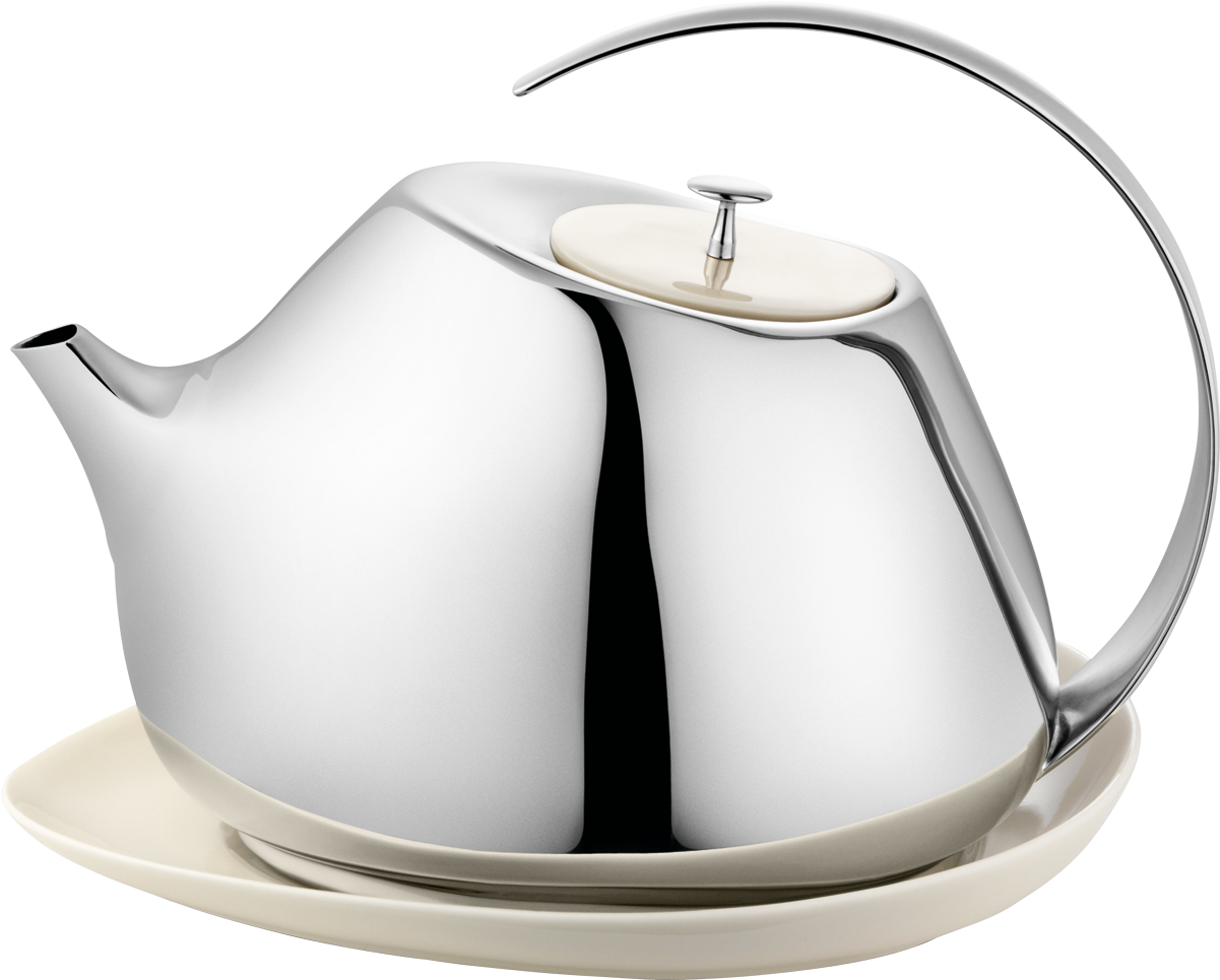 Stainless Steel Designer Teapot (1200x1200), Png Download