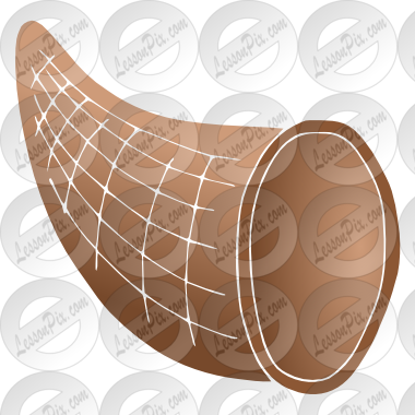 Stencil For Classroom Therapy Use Great Cornucopia - Clip Art (380x380), Png Download