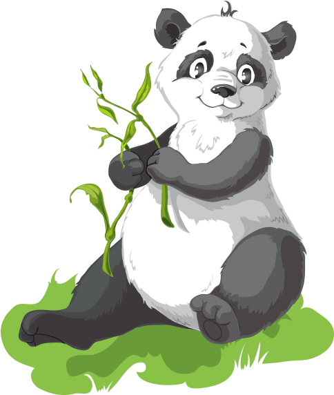 Panda Illustration - Google Search - Giant Panda (600x600), Png Download