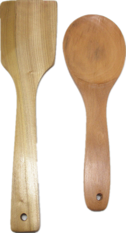 #b292-50515 Wooden Spoon And Turer Set - Wooden Spoon (435x800), Png Download