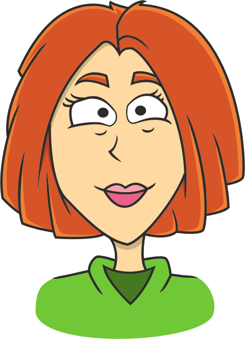 Free Woman Face Clip Art - Clip Art Woman Face (480x665), Png Download