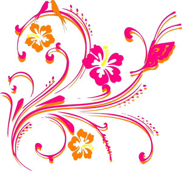 Hibiscus Svg Clip Arts 600 X 562 Px (600x562), Png Download
