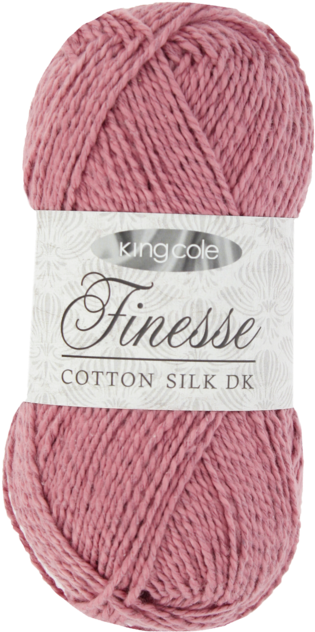 Finesse Dk - King Cole Finesse Cotton Silk Dk (694x1024), Png Download