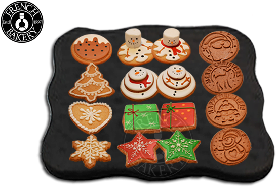 Christmas New Cookies - Christmas Cookie Transparent Pngs (643x422), Png Download