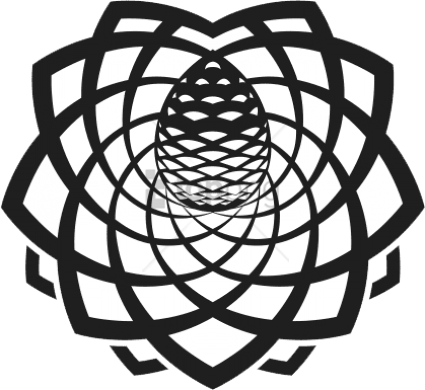 Third Eye Pinecones Help Center - Third Eye Pinecone Symbol (419x385), Png Download