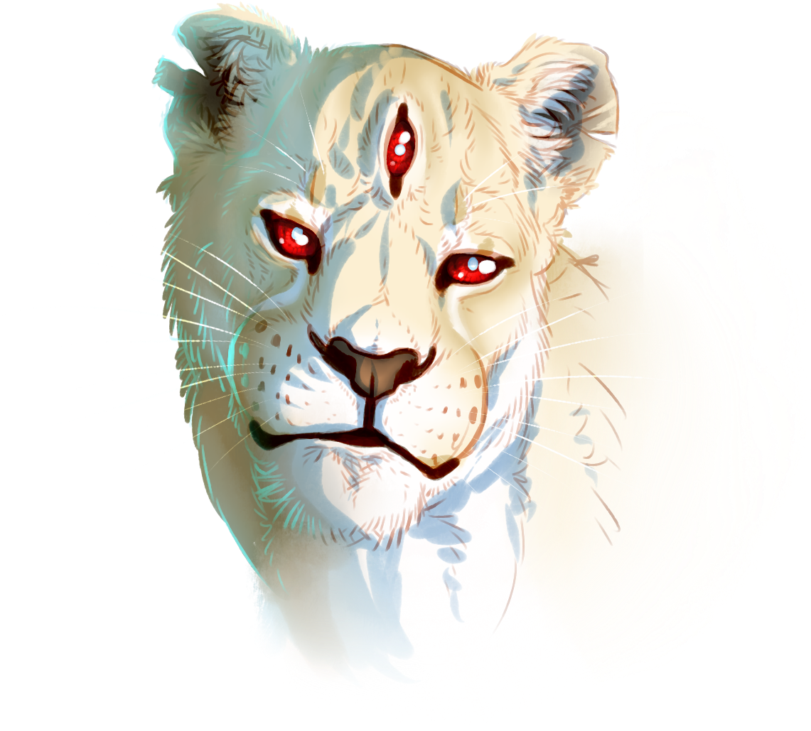 [p] Third Eye - Lion With A Third Eye (1146x1037), Png Download