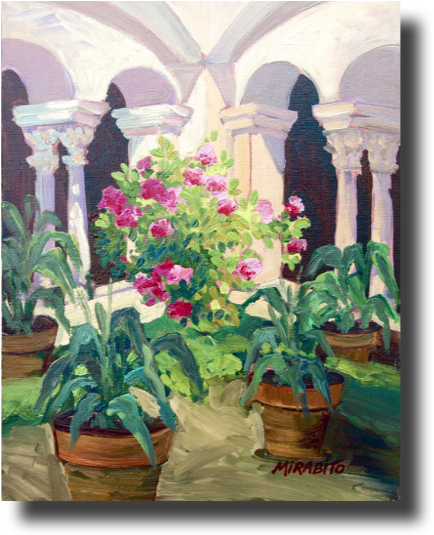 Cloister Of Saint Paul, France 12 X - Europe (452x555), Png Download