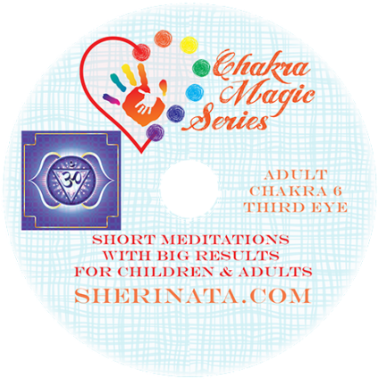 Adult Chakra 6 Third Eye - Ajna (āgyā) Oder Drittes Auge Chakra Postkarte (440x450), Png Download
