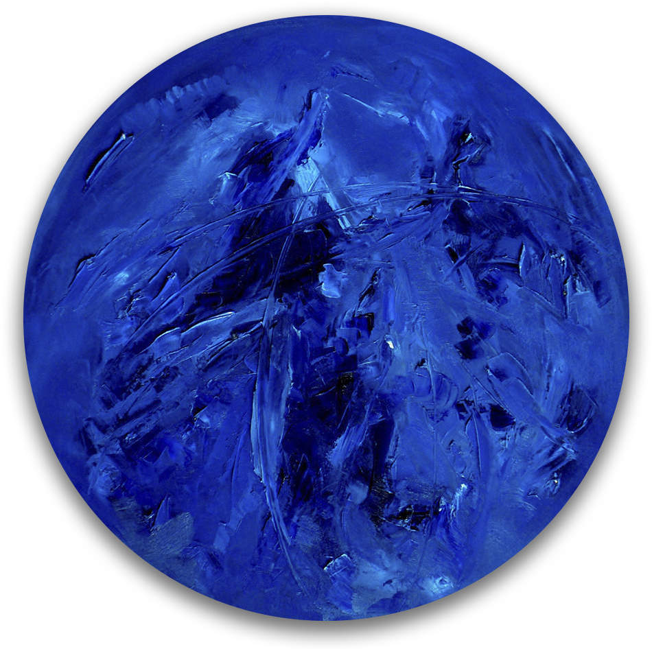 Third Eye Chakra Round - Blue Gems Real (1000x960), Png Download