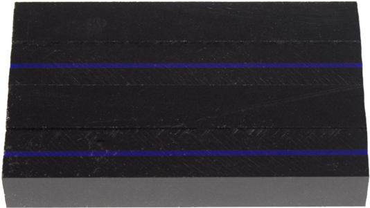 Thin Blue Line - Wallet (600x400), Png Download