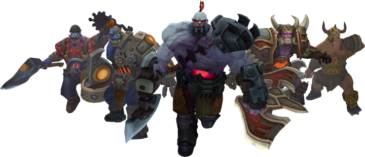 Sion Vu Models - All Sion Skins (720x310), Png Download
