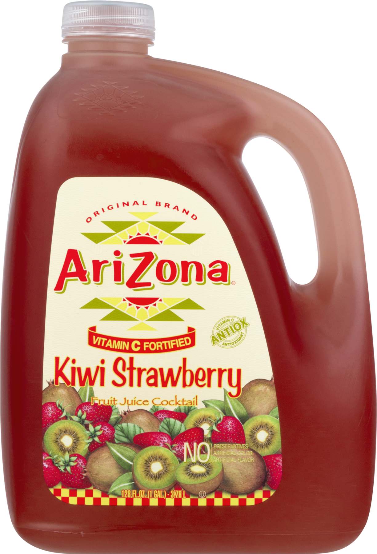 Arizona Juice Cocktail, Kiwi Strawberry, 128 Fl Oz, - Arizona Kiwi Strawberry Jug (1800x1800), Png Download
