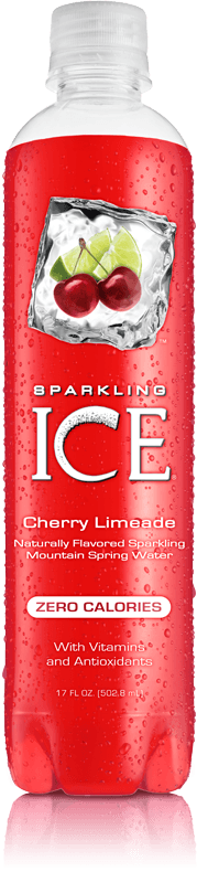 Sparkling Ice Cherry Limeade - Ice Sparkling Water Cherry (179x790), Png Download