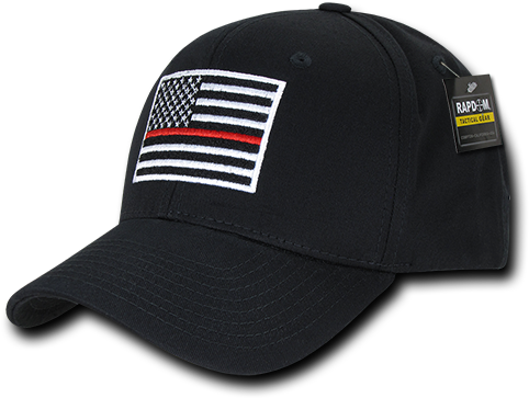 Tbl Police Thin Blue Line Embroidered Tactical Operator - Usa American Flag Embroidered 6 Panel Adjustable Operator (500x500), Png Download