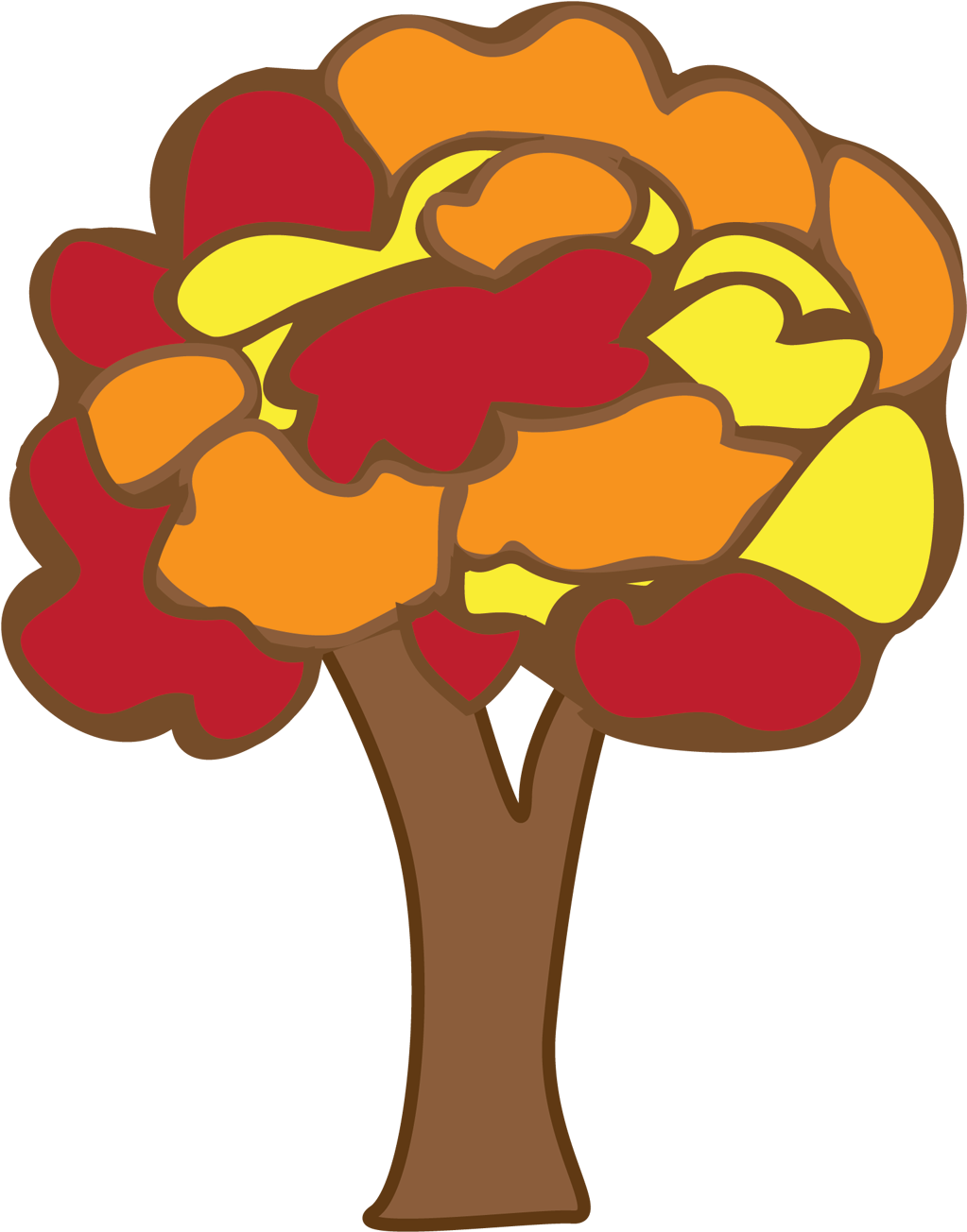 Eri Doodle Designs And Creations - Autumn Tree Clipart (1153x1311), Png Download