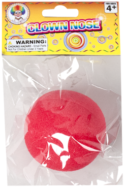 Red Foam Clown Nose (500x500), Png Download