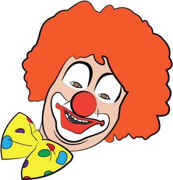 Recent Clown Violence Causes Real Clowns To Fear Loss - Cartoon (538x480), Png Download