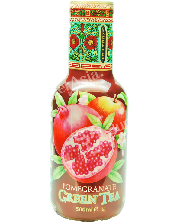 Arizona Pomegranate Green Tea (500ml) (600x800), Png Download