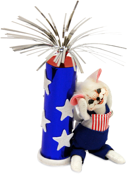 5 Inch Patriotic Blast Mouse - 5in Patriotic Blast Mouse - Annalee Dolls (600x600), Png Download