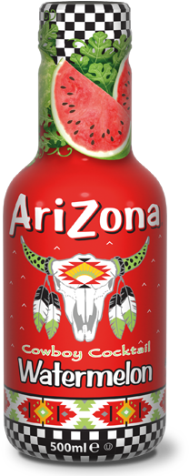 Cowboy Cocktail Watermelon 500 Ml - Ari Zona (233x550), Png Download