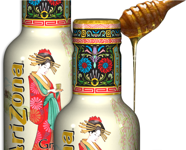 Arizona Tea Iced Tea Powder Stix Green Sugar Free, (638x500), Png Download