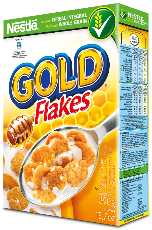 Connect With Us - Golden Flake Cereal (583x831), Png Download
