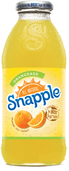 Arizona Tea Lemonade 23 Oz Big Cans Pack Of 24 Snapple - Snapple Juice Drink, Orangeade - 16 Fl Oz Bottle (571x571), Png Download