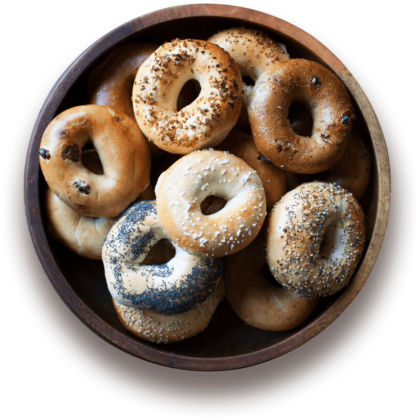 Bagel Bowl - Artsy Bagels (1365x1442), Png Download