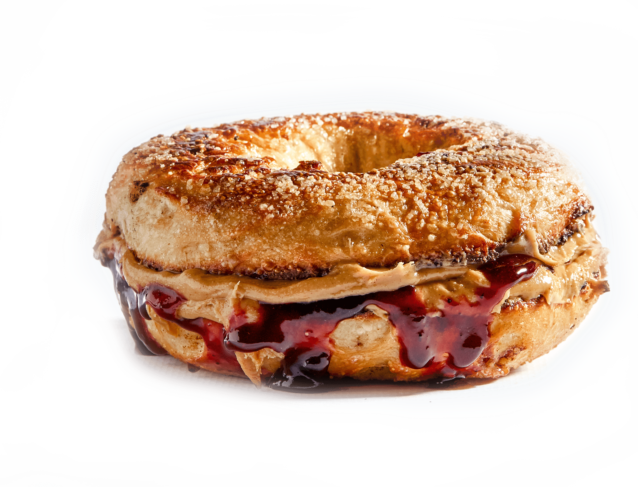 Pb&j - Pb&j Bagel (2048x1565), Png Download