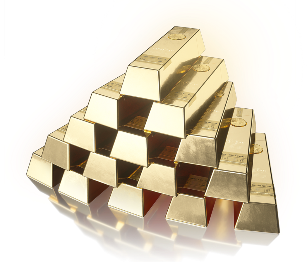 Gold Bar - Whisky (1200x896), Png Download
