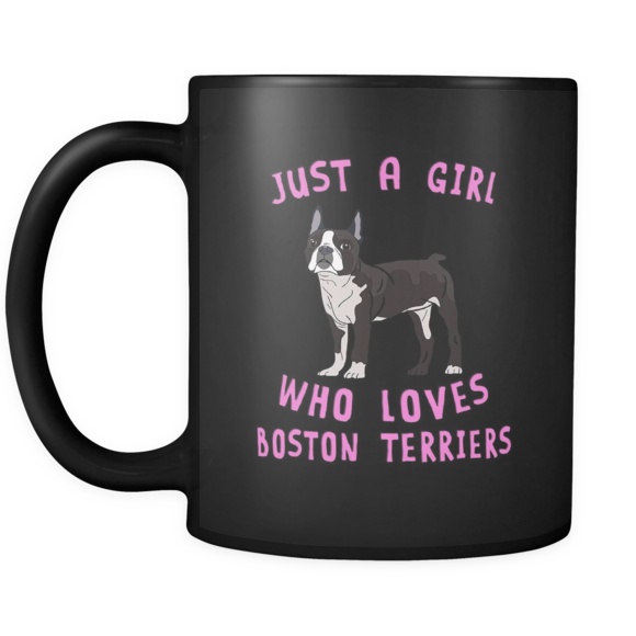 Just A Girl Who Loves Boston Terrier The Wild One Animal - Good Morning Quotes For Mommy (580x580), Png Download
