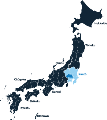Location - Japan Map (350x390), Png Download