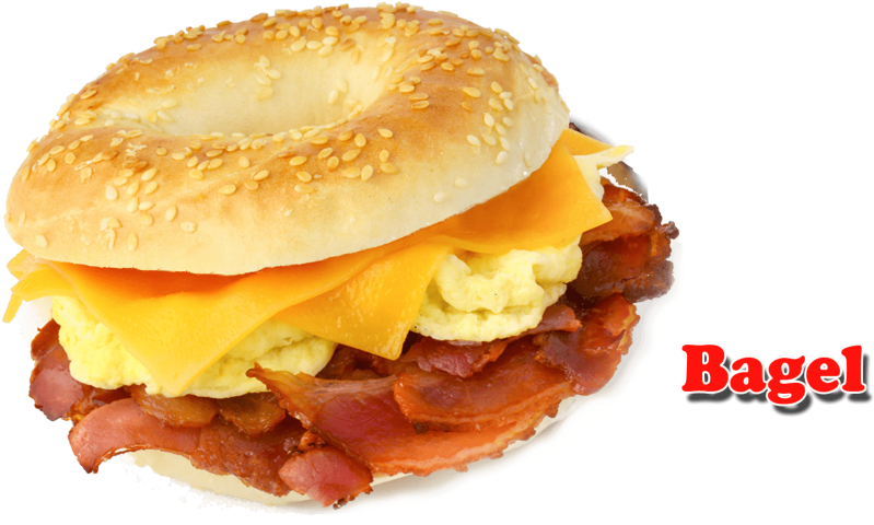 Free Png Bagel Png Png Images Transparent - Scrambled Egg Sandwich Roll (850x602), Png Download