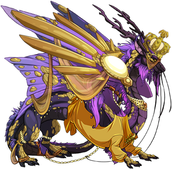 Valkrath Looks Like He's Rolled Around In Some Gold - Draw A Dragon (350x350), Png Download