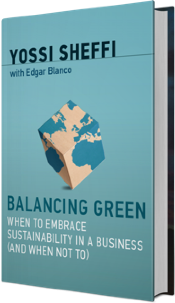 Balancing Green Book Cover - Balancing Green By Yossi Sheffi & Edgar Blanco (768x1141), Png Download