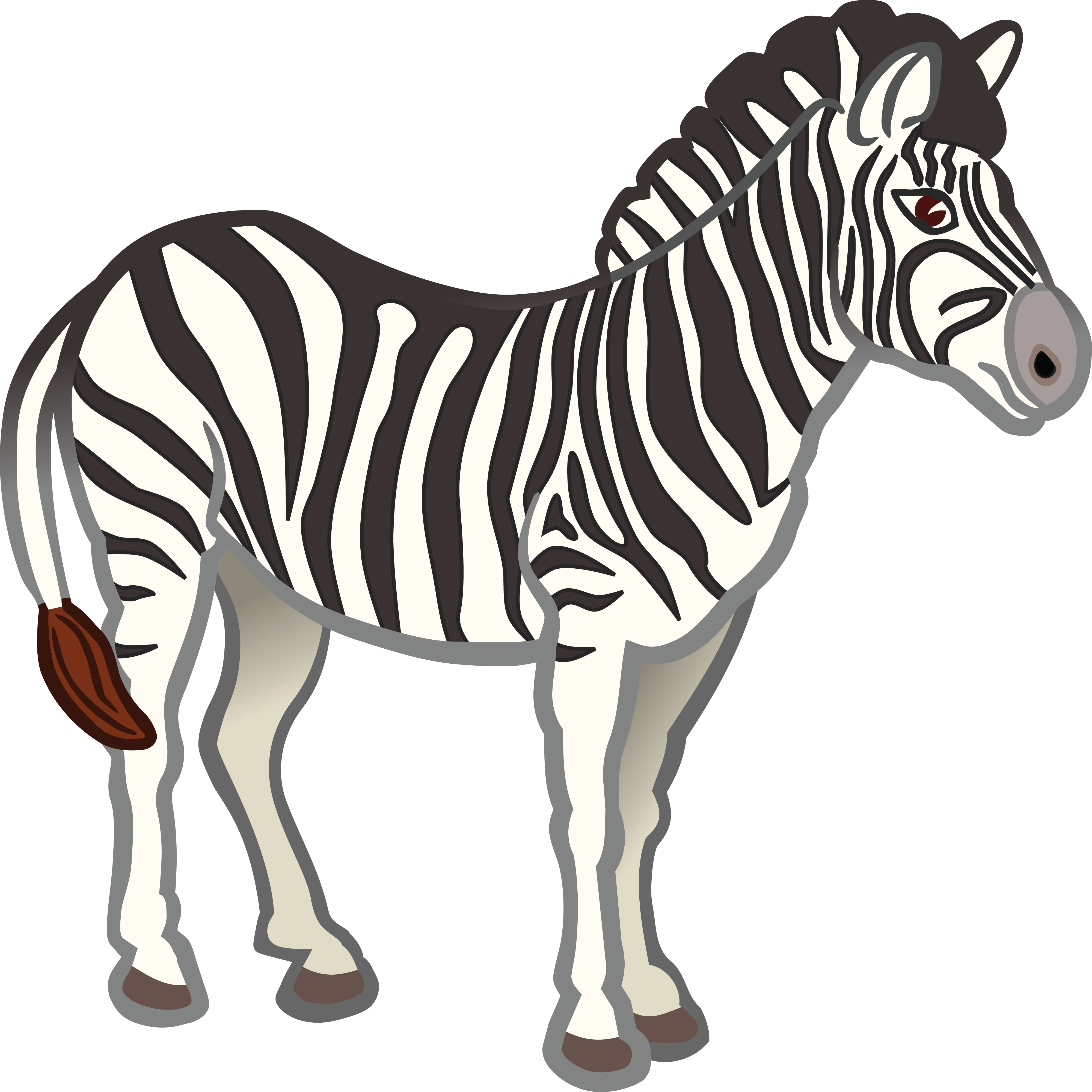 , , - Zebra Clip Art Png (4000x4000), Png Download