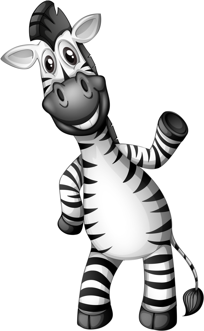 ‿✿⁀°zebra * Like°‿✿⁀ - Smiling Zebra Clipart (782x1280), Png Download