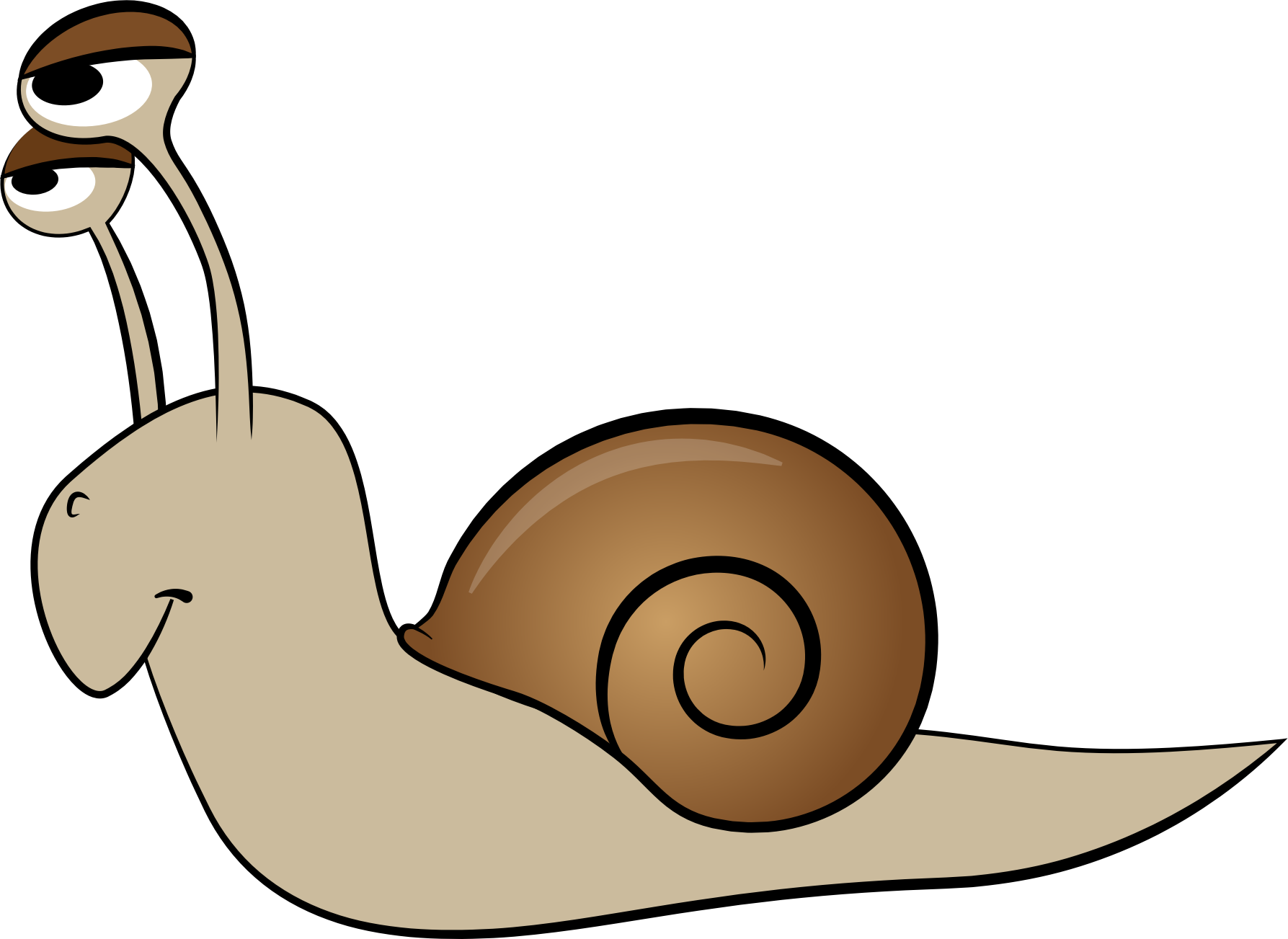 This Free Icons Png Design Of Cartoon Snail (1787x1303), Png Download