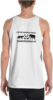 African Wild Dog Print Unisex Tank Top - Sleeveless Shirt (400x400), Png Download