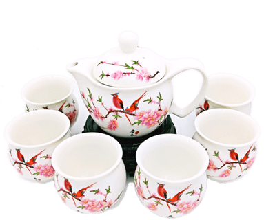 Porcelain Tea Set - Tea (500x500), Png Download