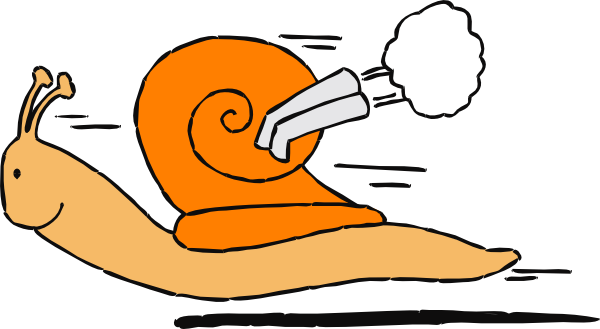 Speedy Snail Svg Clip Arts 600 X 329 Px (600x329), Png Download