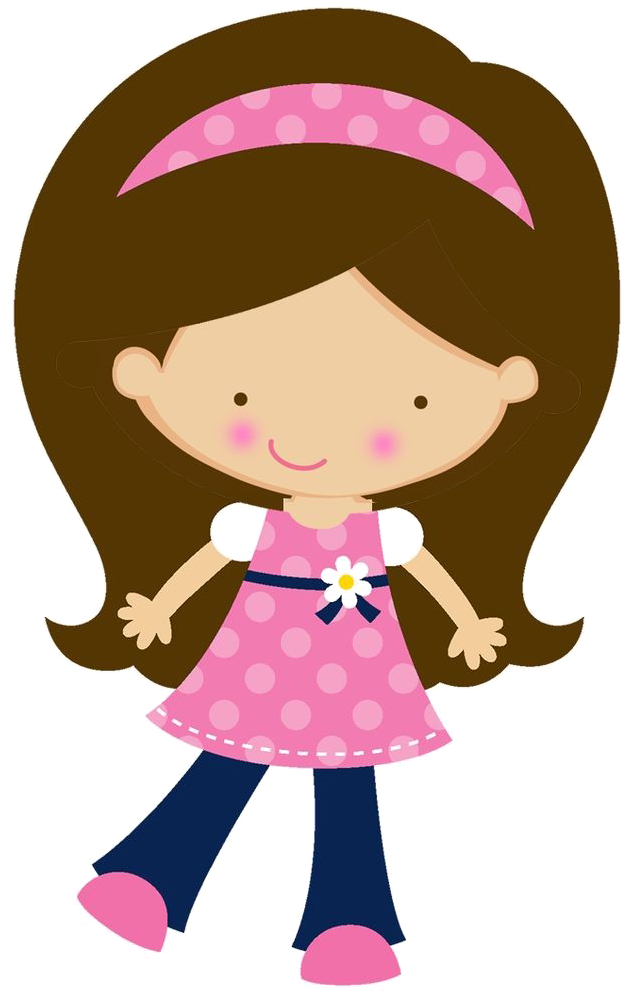 Jpg Transparent Download Cute Free Download Mart - Girl Clipart Png (736x1097), Png Download
