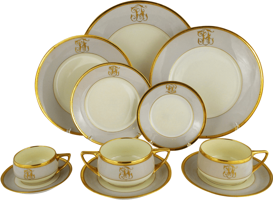 Download Art Deco Dinner Service Dinner Plate Sets Png PNG Image with