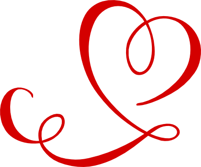 Swirl Heart - Swirl Heart Svg (413x342), Png Download