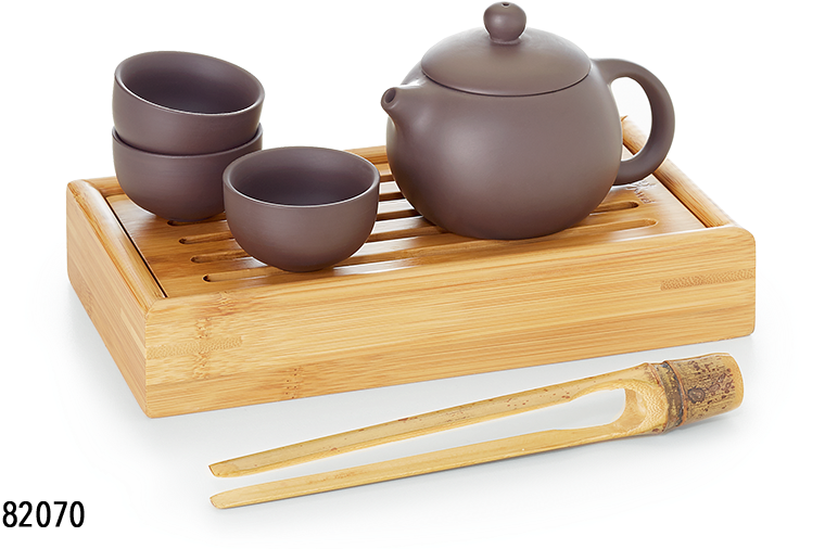 Tea-set "zeng" Teapot 0,16l/ Cups 0,02l 6 Pieces 220 - Chacult Tee-set Zeng (800x591), Png Download
