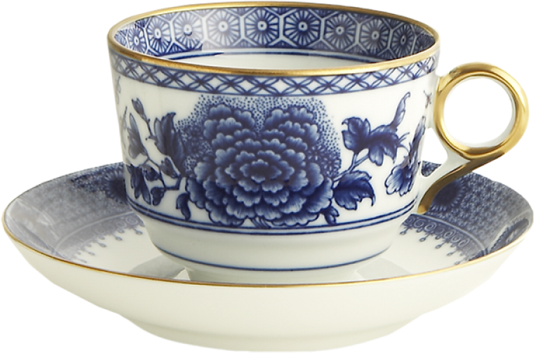 Mottahedeh Dinnerware Mottahedeh Imperial Blue Teacup (1507x1000), Png Download