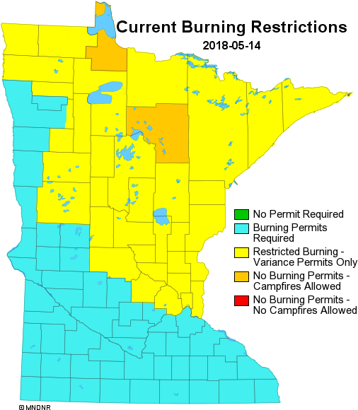 Download Fire Danger High For Itasca County - Map Agates In Minnesota ...