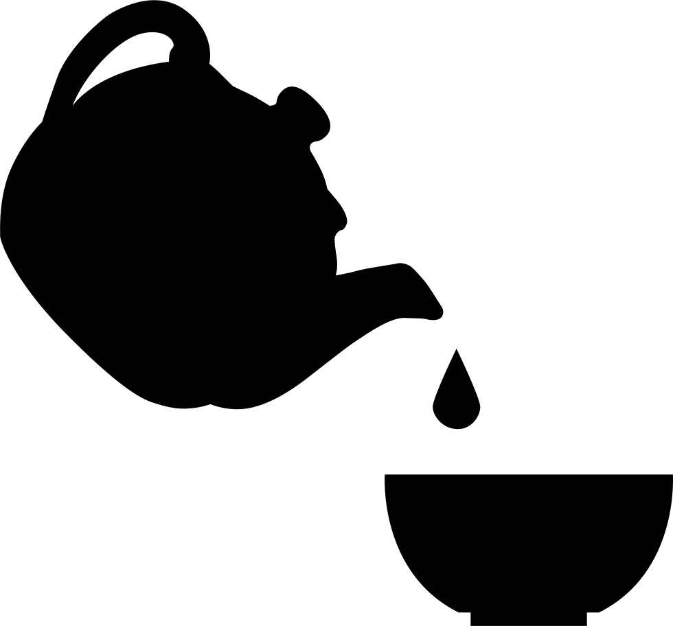 Tea Set - - Drawing (980x912), Png Download