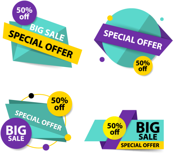 Colorful Shopping Sale Flyer Poster Brochure Template - Sale Flyer Png (640x640), Png Download